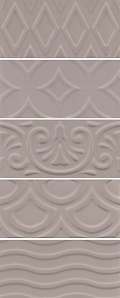 Плитка Авеллино коричневый структура mix 7,4х15 (16019)