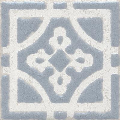 Вставка Амальфи орнамент серый 9,9х9,9 (STG\C406\1270)