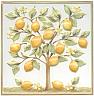 Декор Капри Лимонное дерево 20х20 (TLA001)
