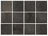 Плитка Караоке черный, полотно 30х40 из 12 частей 9,9х9,9 (1222T)