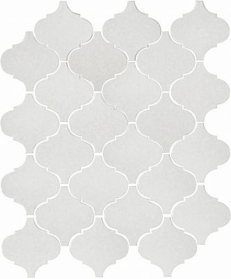 Плитка Арабески глянцевый белый 26х30  (65000)