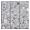 Декор Терраццо серый мозаичный 14,7х14,7 