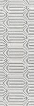 Декор Безана серый светлый обрезной 25x75(OP\A201\12136R)