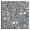 Декор Терраццо серый темный мозаичный 14,7х14,7 