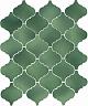 Плитка Арабески Майолика зеленый 26х30  (65008)