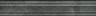 Бордюр Багет Джардини серый темный 7,3х40 (BLF004R)