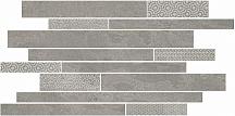 Декор Ламелла серый мозаичный 25х50,2(SBM010\SG4584)