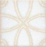 Вставка Амальфи орнамент белый 9,9х9,9 (STG\B405\1266)