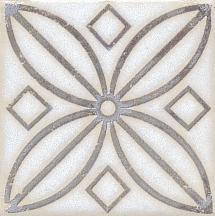 Вставка Амальфи орнамент коричневый 9,8х9,8(STG\A402\1266H)