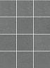 Плитка Матрикс серый тёмный, полотно 29,8х39,8 (1321H)