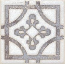 Вставка Амальфи орнамент коричневый 9,8х9,8(STG\A406\1266H)
