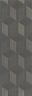 Плитка Морандо серый темный обрезной 25х75 (12144R)