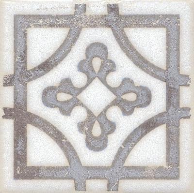Вставка Амальфи орнамент коричневый 9,9х9,9 (STG\A406\1266)
