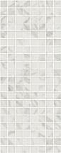Декор Алькала белый мозаичный 20х50 (MM7203)