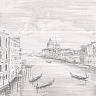 Панно Город на воде Venice панно (3 части) 75х75 (12109R\3x\3F)