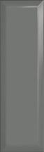 Плитка Аккорд дымчатый темный грань 8,5x28,5 (9028)